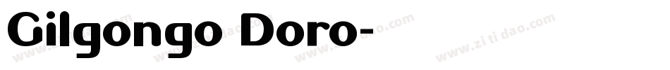 Gilgongo Doro字体转换